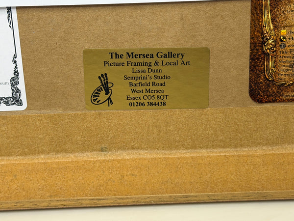 Franklin D. Roosevelt (FDR) Portrait Watercolour, Signed Beatrice S. Bullock, WWII Era, Inscribed Verso