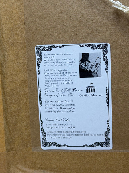 Franklin D. Roosevelt (FDR) Portrait Watercolour, Signed Beatrice S. Bullock, WWII Era, Inscribed Verso