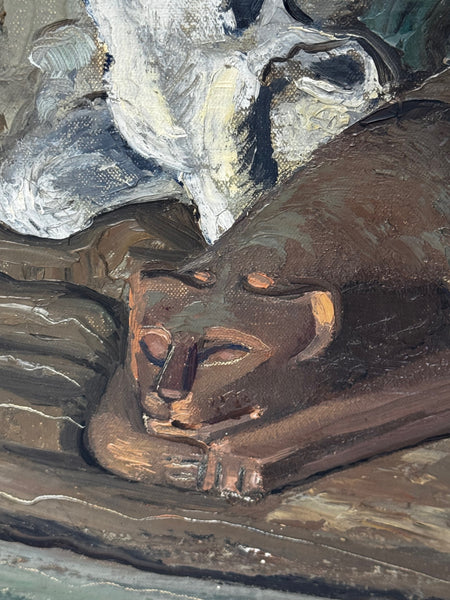 🐈 Scottish Modernist Painting 🐈 Spring 1947 A Postwar Meditation by William McCance