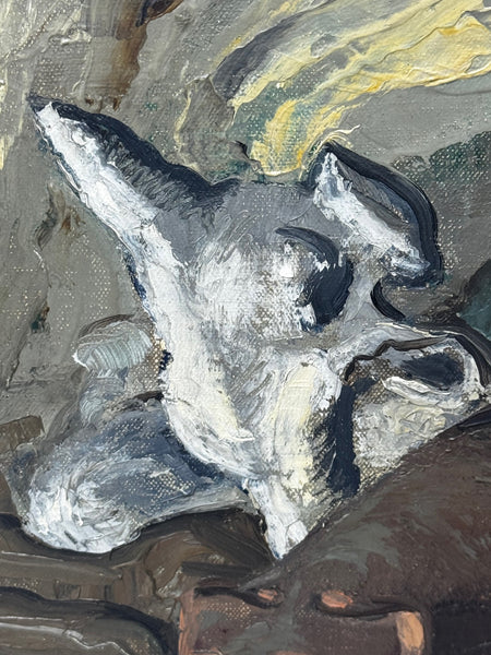 🐈 Scottish Modernist Painting 🐈 Spring 1947 A Postwar Meditation by William McCance