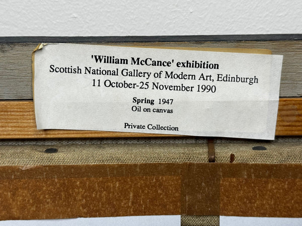 🐈 Scottish Modernist Painting 🐈 Spring 1947 A Postwar Meditation by William McCance