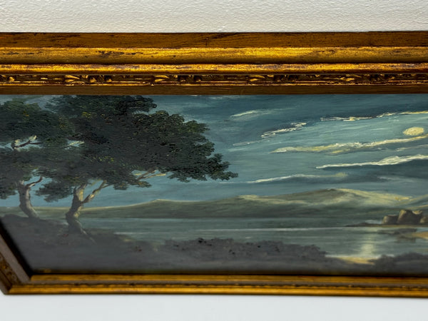 Scottish Painting🌙 Moonlight Over Loch Ness – Urquhart Castle in Nocturne