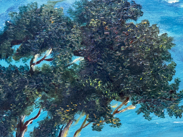 Scottish Painting🌙 Moonlight Over Loch Ness – Urquhart Castle in Nocturne