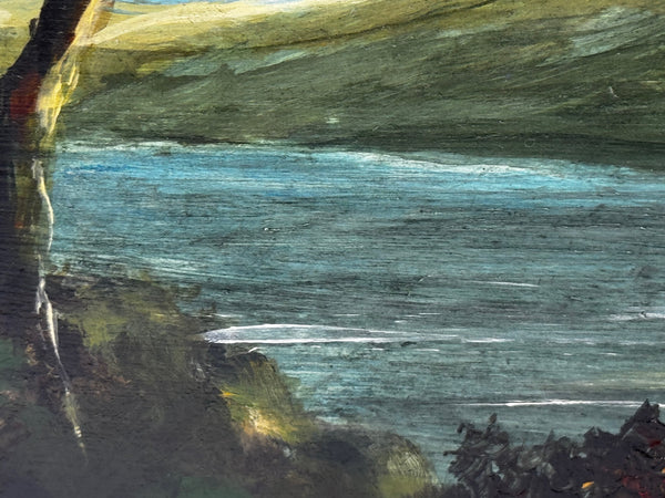 Scottish Painting🌙 Moonlight Over Loch Ness – Urquhart Castle in Nocturne