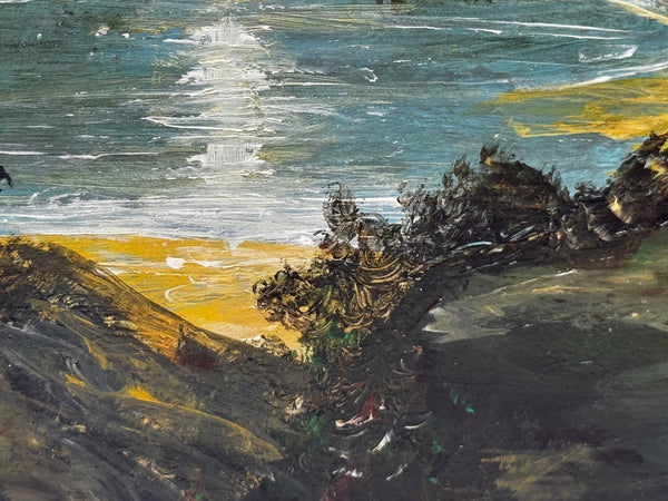 Scottish Painting🌙 Moonlight Over Loch Ness – Urquhart Castle in Nocturne