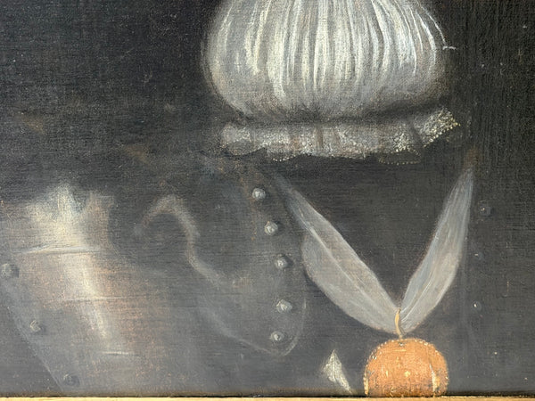 Restoration-Era Majesty: Oil Portrait of King Charles II with the Order of the Garter
