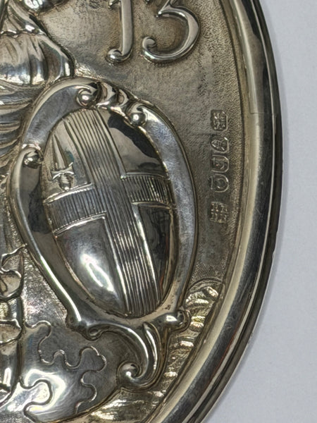 Georgian Sterling Silver Britannia Plaque for the London Assurance Corporation C1801