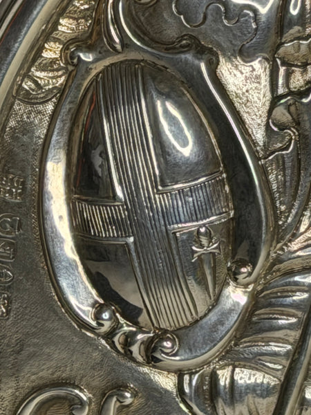 Georgian Sterling Silver Britannia Plaque for the London Assurance Corporation C1801