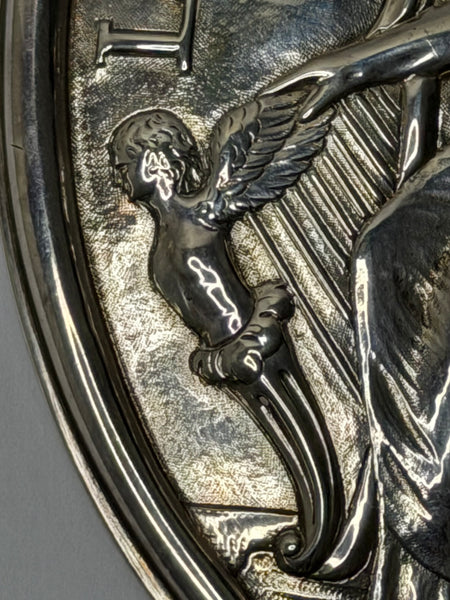 Georgian Sterling Silver Britannia Plaque for the London Assurance Corporation C1801