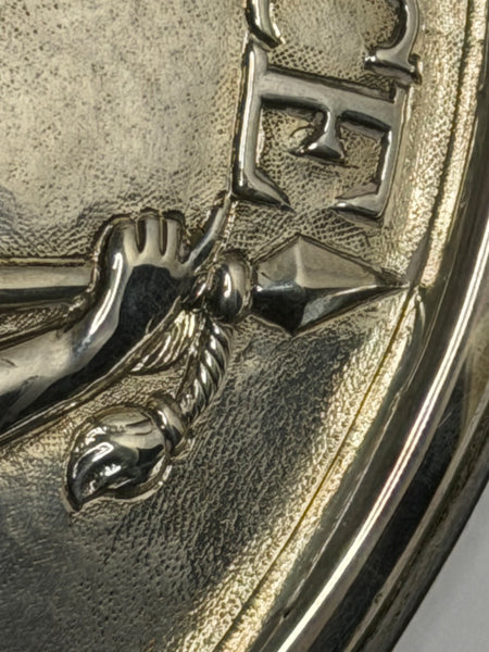 Georgian Sterling Silver Britannia Plaque for the London Assurance Corporation C1801