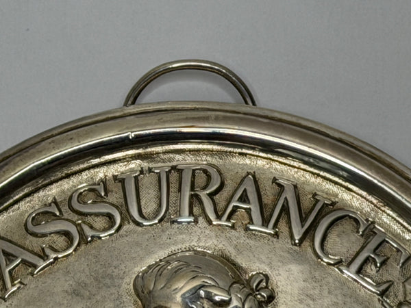 Georgian Sterling Silver Britannia Plaque for the London Assurance Corporation C1801