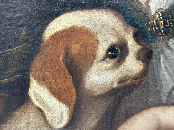 A Gentle Companionship — Portrait of a Boy and His King Charles Spaniel, c.1680