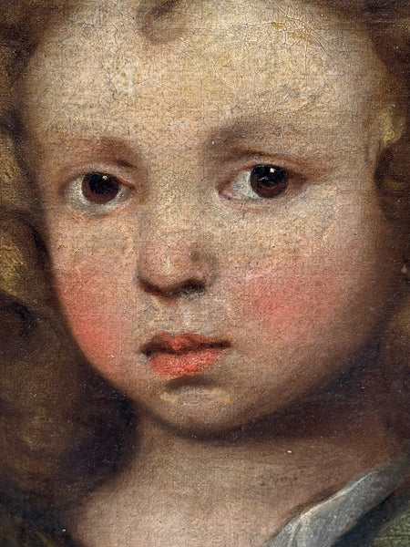 A Gentle Companionship — Portrait of a Boy and His King Charles Spaniel, c.1680