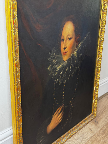 The Marchesa’s Majesty – After Anthony van Dyck | Portrait of Elena Grimaldi Cattaneo 👑