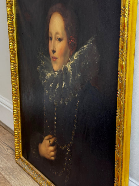 The Marchesa’s Majesty – After Anthony van Dyck | Portrait of Elena Grimaldi Cattaneo 👑