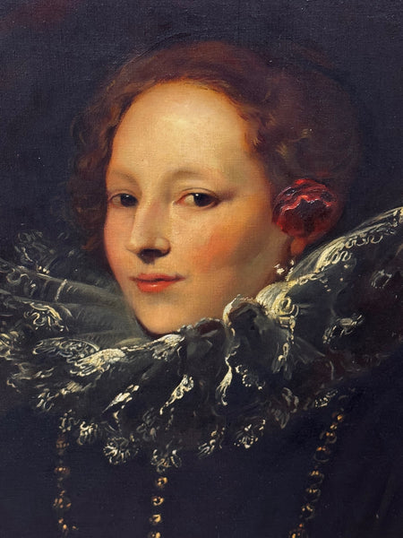 The Marchesa’s Majesty – After Anthony van Dyck | Portrait of Elena Grimaldi Cattaneo 👑