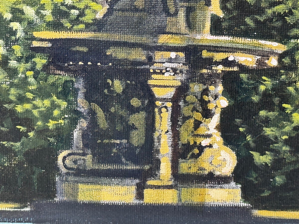 Scottish Jewel of Edinburgh at Dawn: Castle & Ross Fountain Painting