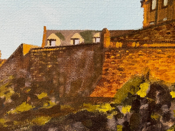 Scottish Jewel of Edinburgh at Dawn: Castle & Ross Fountain Painting