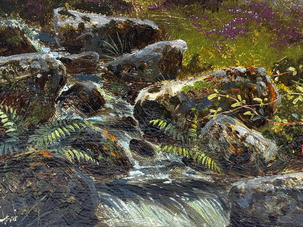 🌄 First Light over Ben Lawers: Highland Cattle Beside Loch Tay By Tom Seymour Oil on Canvas C1880