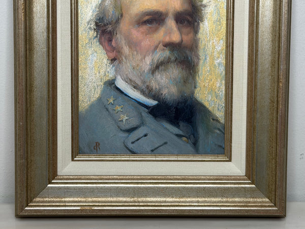 Oil Portrait Study of Confederate General Robert E. Lee