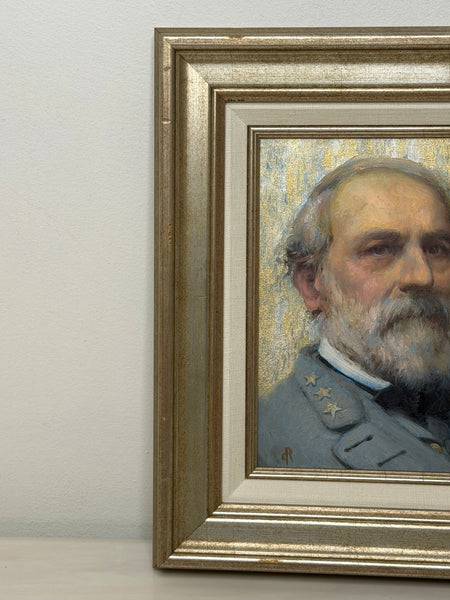 Oil Portrait Study of Confederate General Robert E. Lee