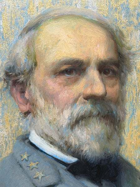 Oil Portrait Study of Confederate General Robert E. Lee