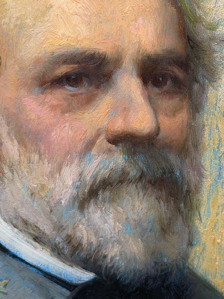 Oil Portrait Study of Confederate General Robert E. Lee