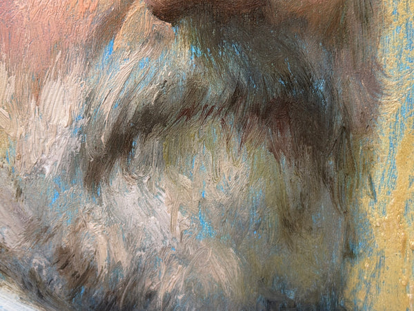 Oil Portrait Study of Confederate General Robert E. Lee
