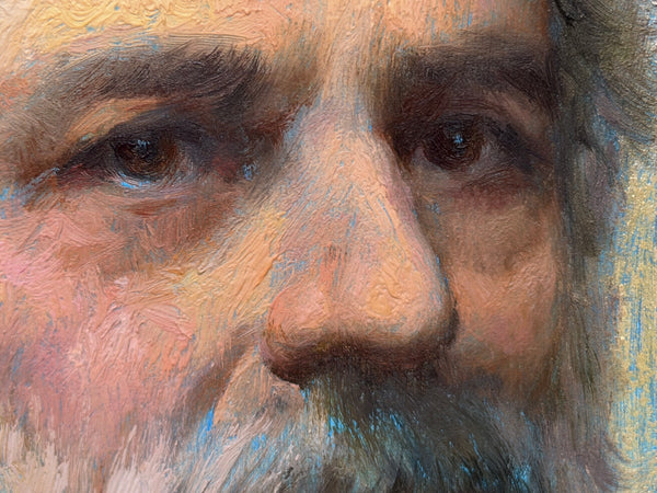 Oil Portrait Study of Confederate General Robert E. Lee