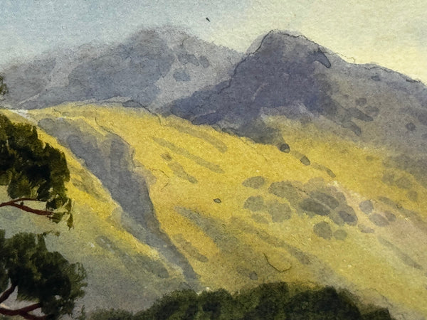 🌄 “Thirlmere with Helvellyn, Lake District” – Watercolour by Edward Horace Thompson, c. 1925