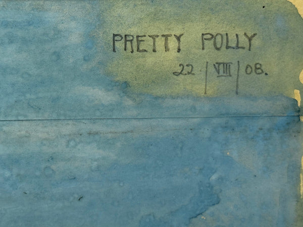 🎨 Edwardian Painting Champion  Pretty Polly Prize-Winning Grey Mare Horse with Groom Hertfordshire County Show 1908 by John Edwin Noble