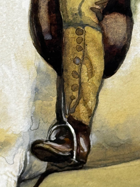 🎨 Edwardian Painting Champion  Pretty Polly Prize-Winning Grey Mare Horse with Groom Hertfordshire County Show 1908 by John Edwin Noble