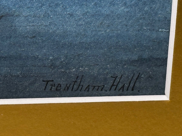 Historic Painting C1912 The Vanished Palace: Trentham Hall, Staffordshire Seat Duke of Sutherland