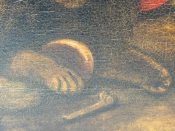 19th Century Oil Painting Daniel in the Lions' Den