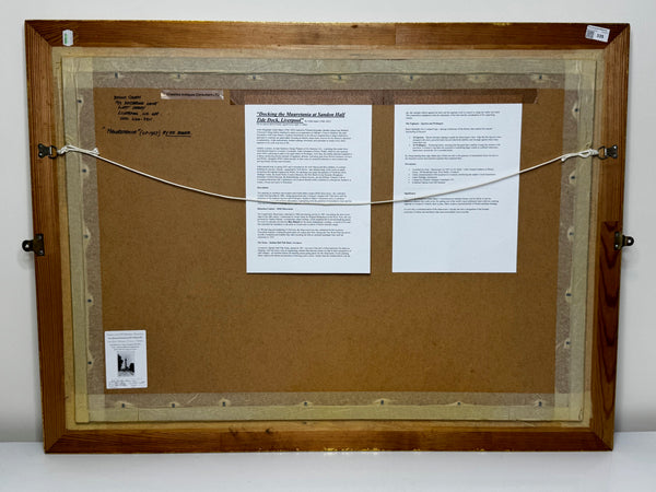 Historic Marine Painting 🚢 Docking RMS Mauretania In Liverpool 1907