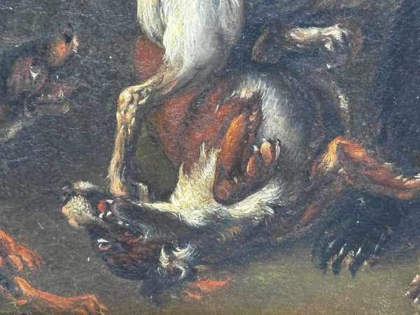 The Last Stand: A Bear Besieged by Hounds 19th Century – In the Manner of Richard Ansdell