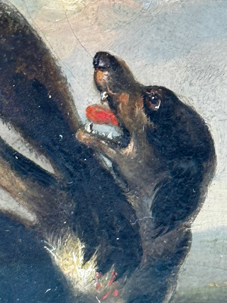 The Last Stand: A Bear Besieged by Hounds 19th Century – In the Manner of Richard Ansdell