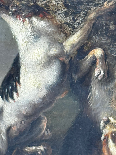 The Last Stand: A Bear Besieged by Hounds 19th Century – In the Manner of Richard Ansdell