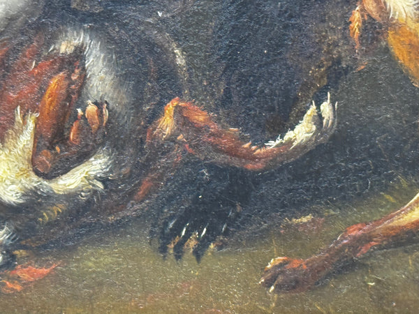 The Last Stand: A Bear Besieged by Hounds 19th Century – In the Manner of Richard Ansdell