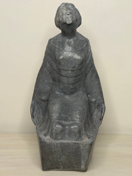Sculpture of Joan of Arc in the Manner of Eric Gill circa 1920s