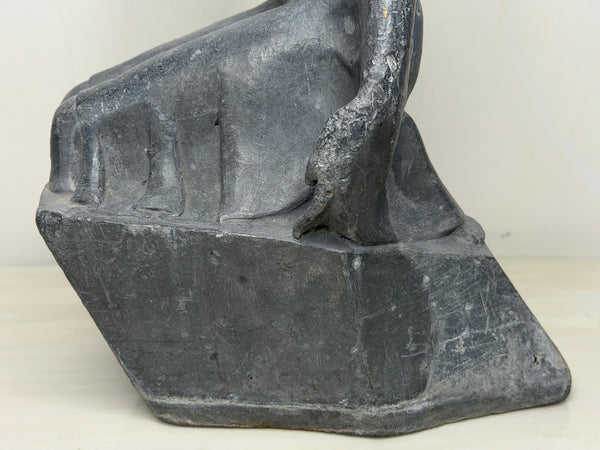 Sculpture of Joan of Arc in the Manner of Eric Gill circa 1920s