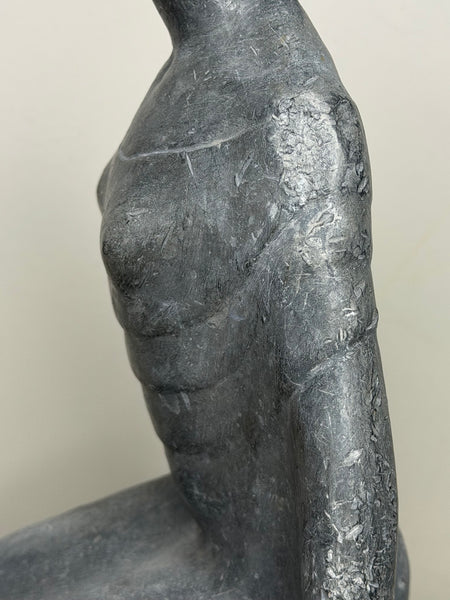 Sculpture of Joan of Arc in the Manner of Eric Gill circa 1920s