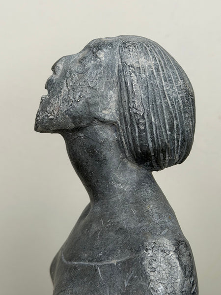 Sculpture of Joan of Arc in the Manner of Eric Gill circa 1920s