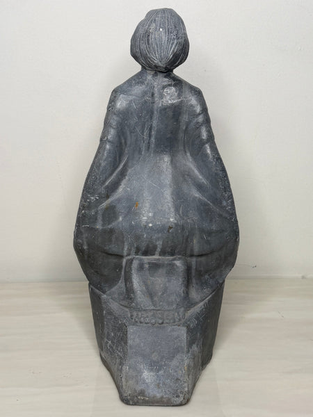 Sculpture of Joan of Arc in the Manner of Eric Gill circa 1920s