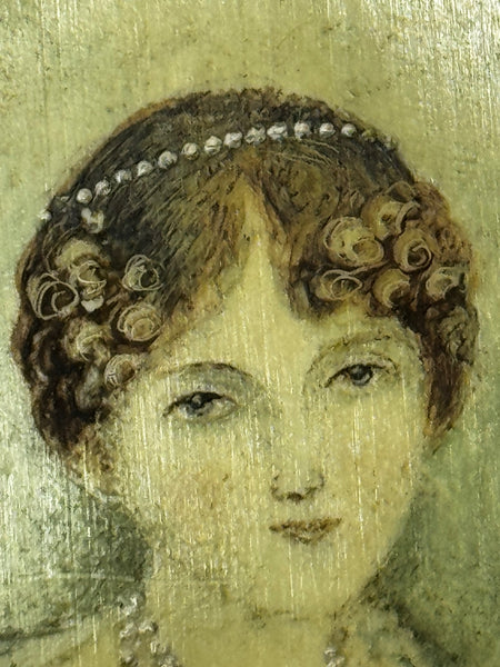 Scottish Miniature Portrait of Lady Scott, Circle of William Douglas c1827