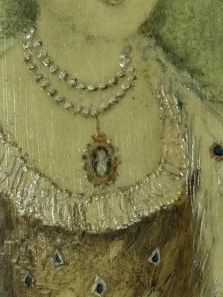 Scottish Miniature Portrait of Lady Scott, Circle of William Douglas c1827