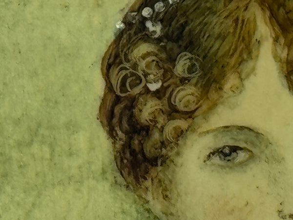 Scottish Miniature Portrait of Lady Scott, Circle of William Douglas c1827