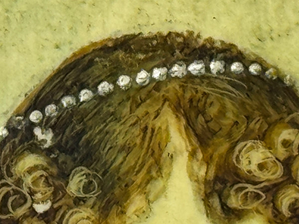 Scottish Miniature Portrait of Lady Scott, Circle of William Douglas c1827