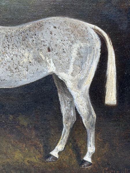 Grisette Grey Important British Sporting Oil Painting by Herbert St. John Jones