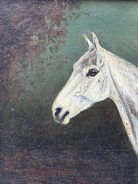 Grisette Grey Important British Sporting Oil Painting by Herbert St. John Jones